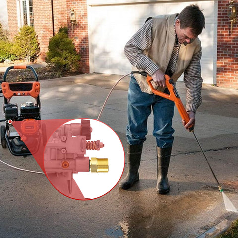 EZALOR high-pressure hose compatibility supports versatile pump setups.