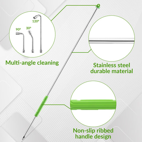 EZALOR five spray nozzles for versatile high pressure cleaning