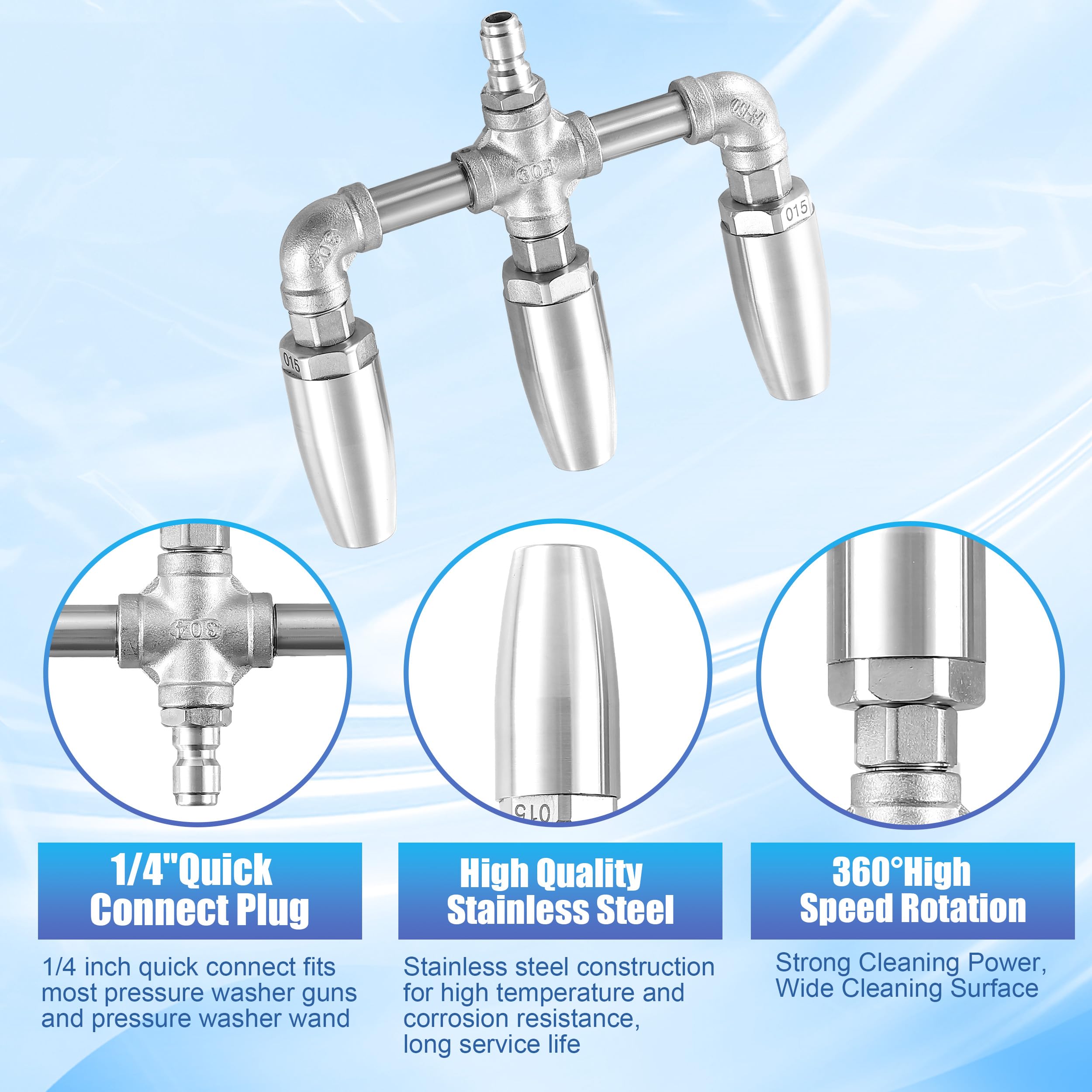 EZALOR quick-connector-1-4-inch allows easy tool-free attachment.