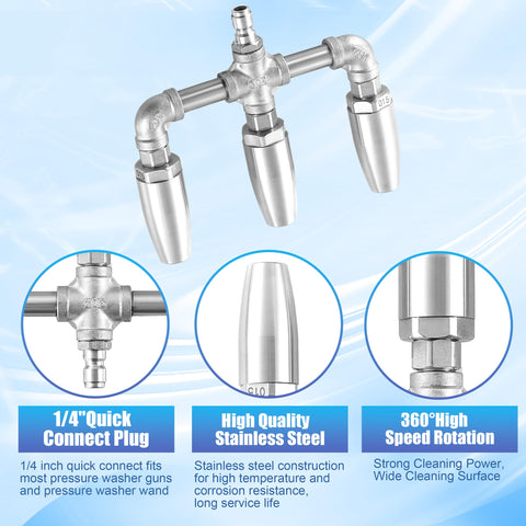EZALOR quick-connector-1-4-inch allows easy tool-free attachment.