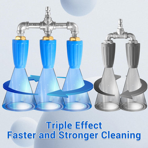 EZALOR rotating nozzle 360-degree head improves efficiency on large surfaces.