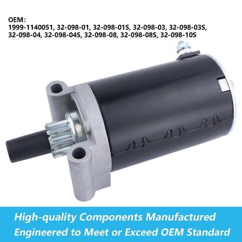 Ezamintaly starter motor in its package ready for replacement.
