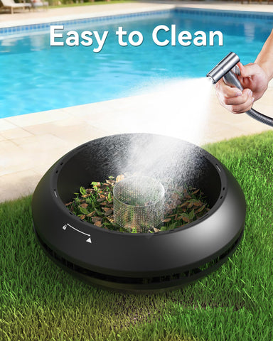  EZIOOV Y60 compatible with both in-ground and above-ground pools.
