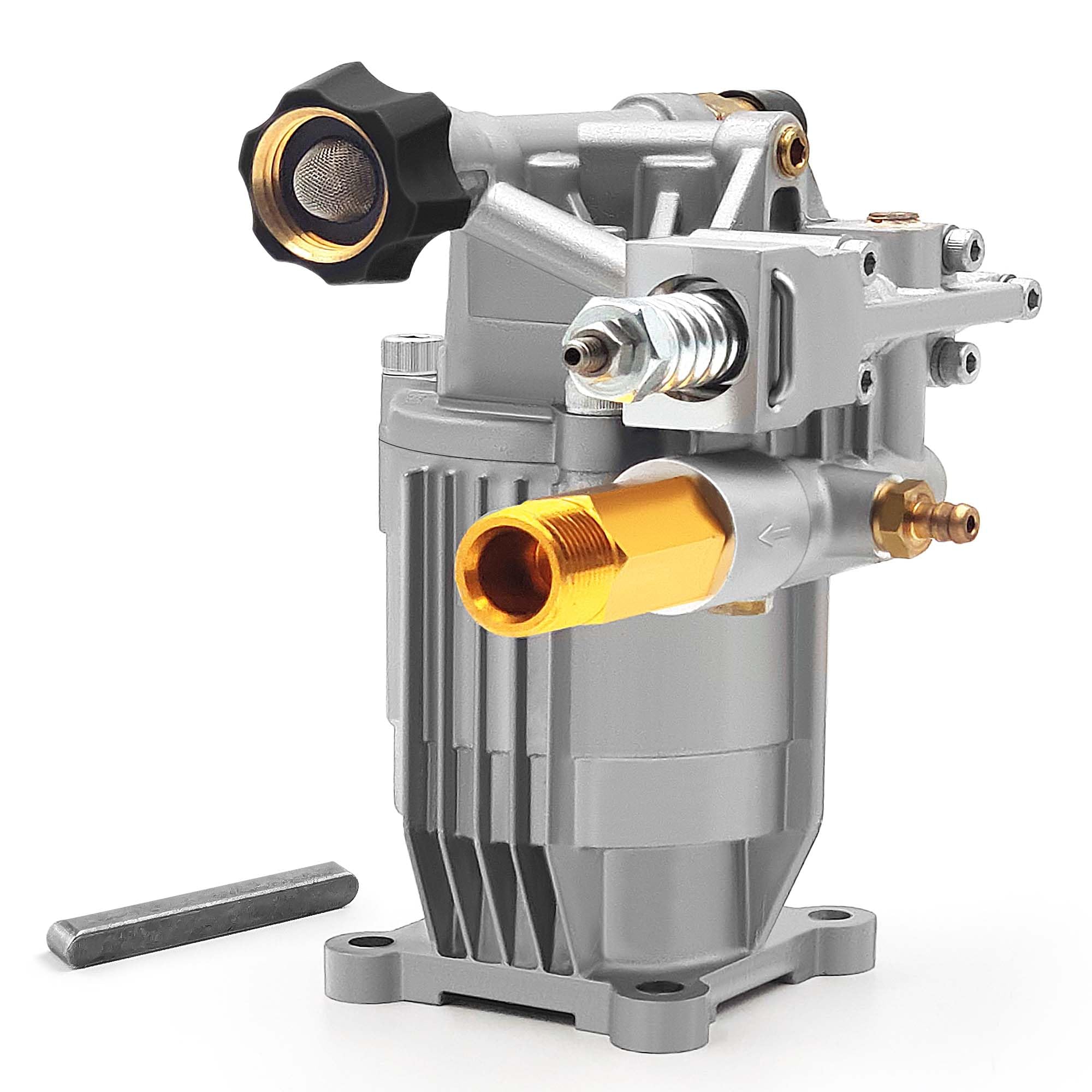 EZJOB 3100PSI pump front view with durable 3/4-inch shaft for longevity