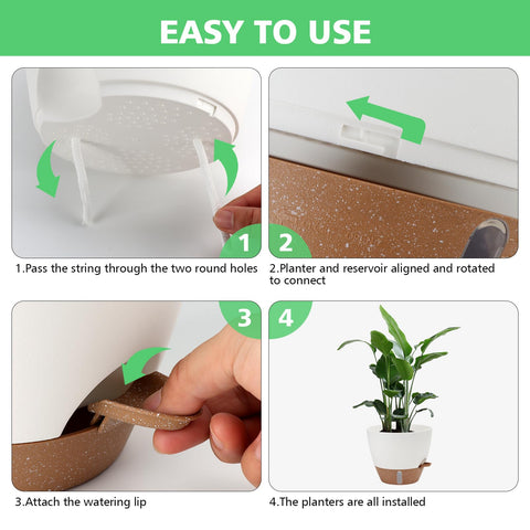 Weather-resistant PP material keeps Ezmixcoop planters looking fresh outdoors