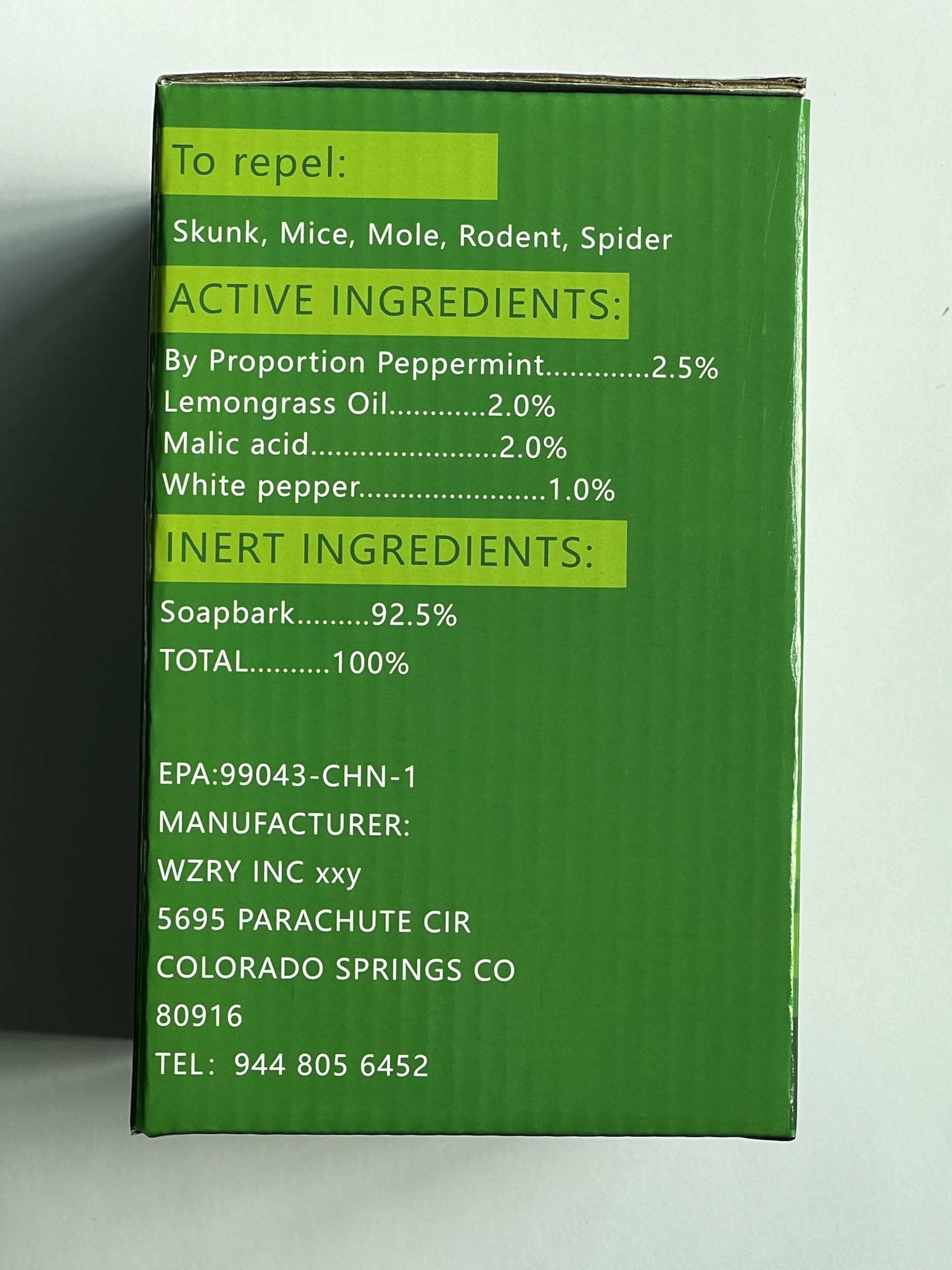 Ezoon Skunk Repellent bulk pack suitable for larger yards and gardens.