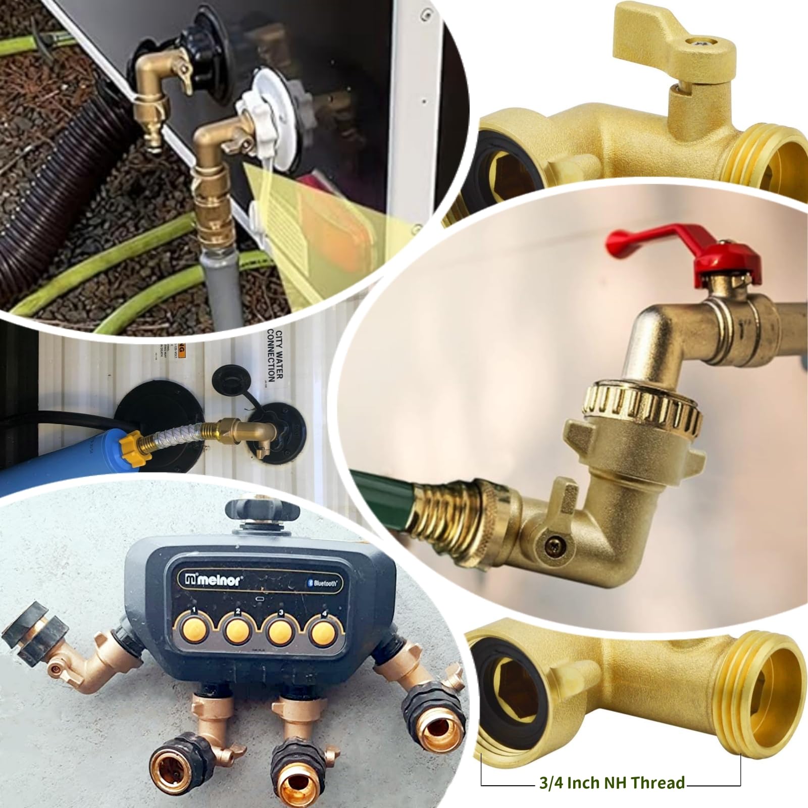 EZtar garden hose brass adapter highlights robust materials for long service.