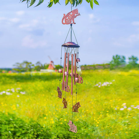 EZTZEN cat wind chime gift set presents a thoughtful memorial or sympathy option.