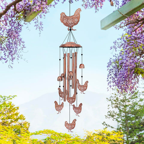 EZTZEN durable metal wind chimes resist weather for lasting outdoor use.