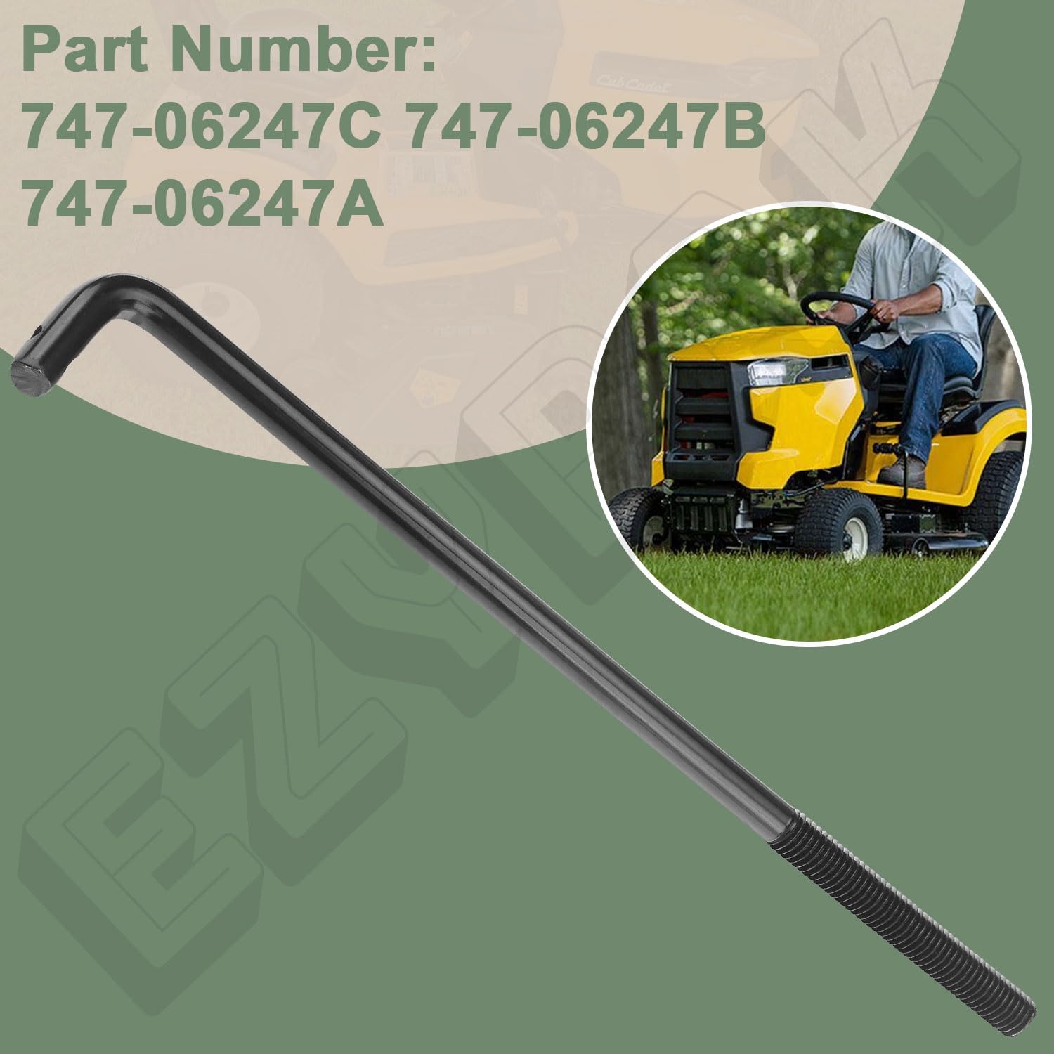 EZYPak 747-06247B front deck lift rod ensuring smooth deck operation.
