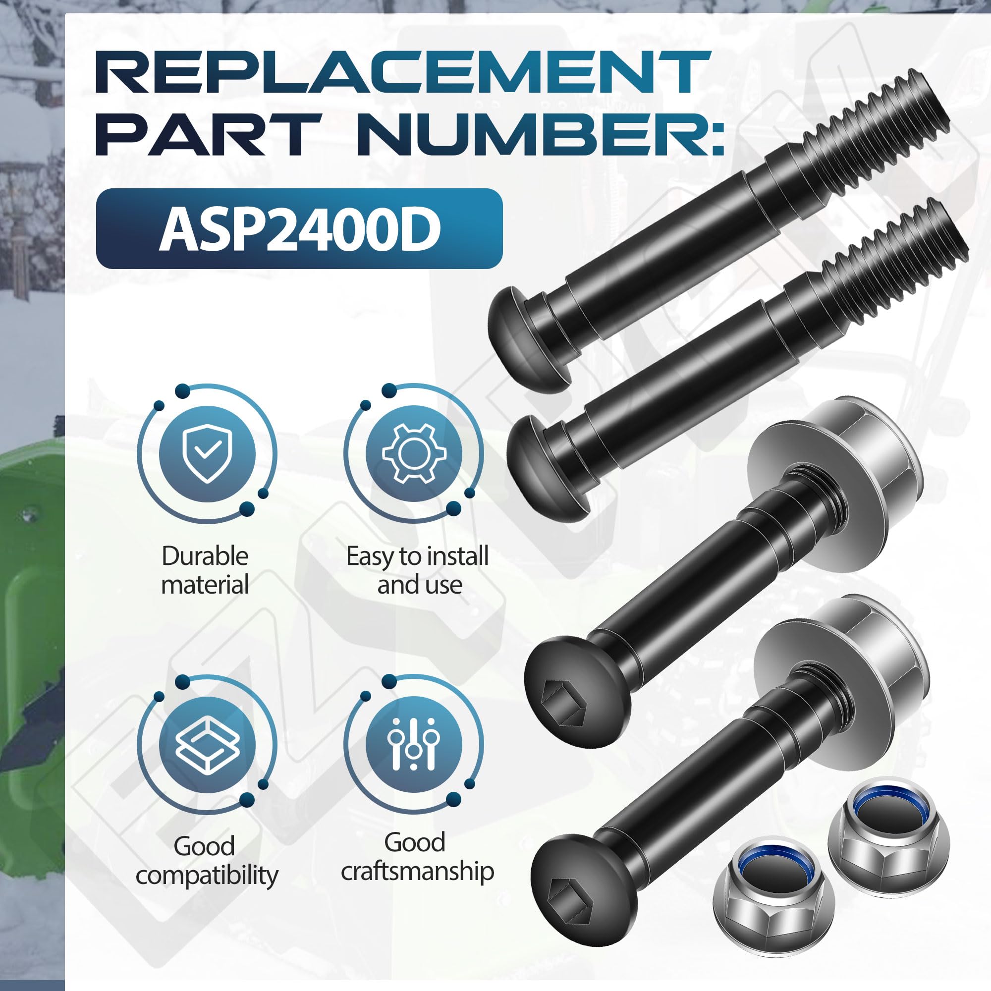 EZYPak ASP2400D durable metal construction close-up.