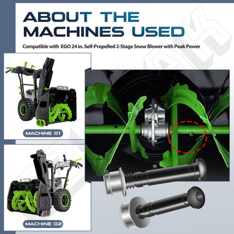 EZYPak ASP2400D easy replacement process helps keep snow blower ready.