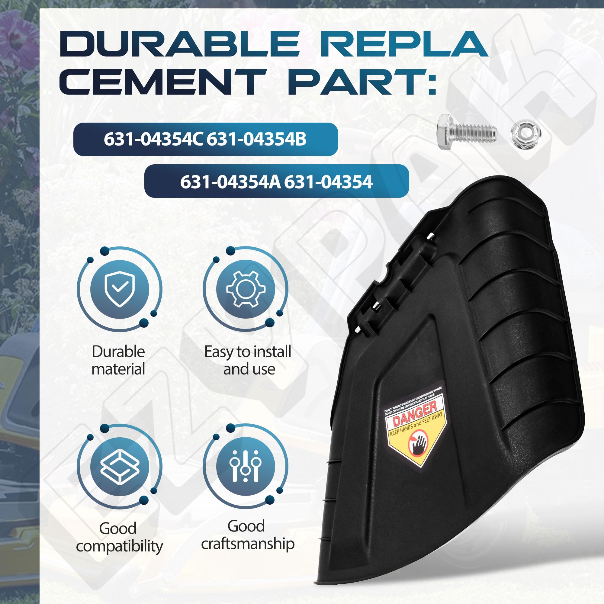 EZYPak durable metal chute assembly emphasizes long term reliability.