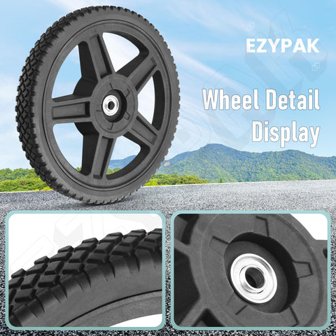 EZYPak install-ready replacement wheel for fast maintenance.