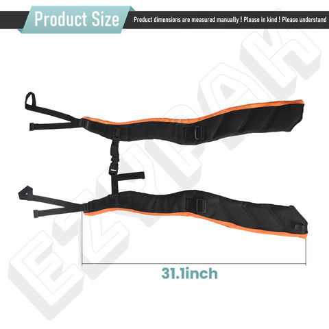 EZYPAK left shoulder strap for Stihl BR800 increases stability for precise work.
