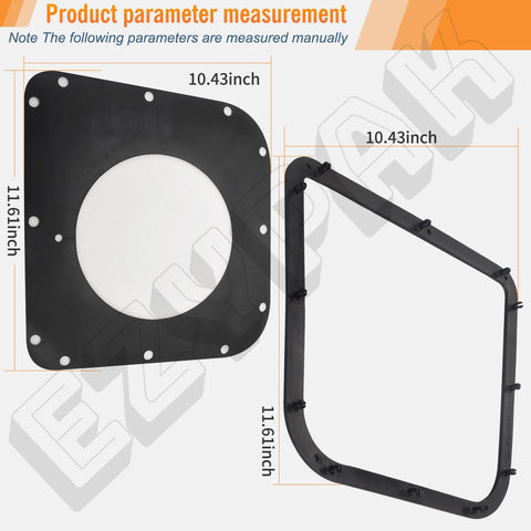 EZYPAK plastic gasket cover 532192603 maintains durable sealing action.