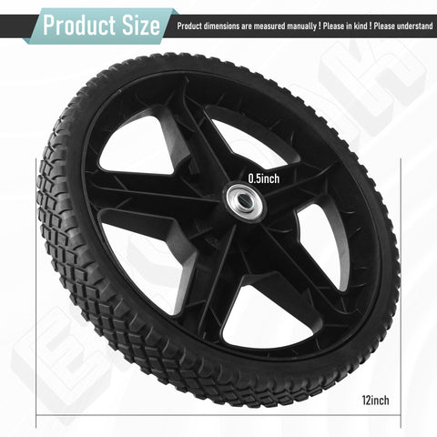 EZYPak replacement wheel with 1-3-4 inch width for stable outdoor use.