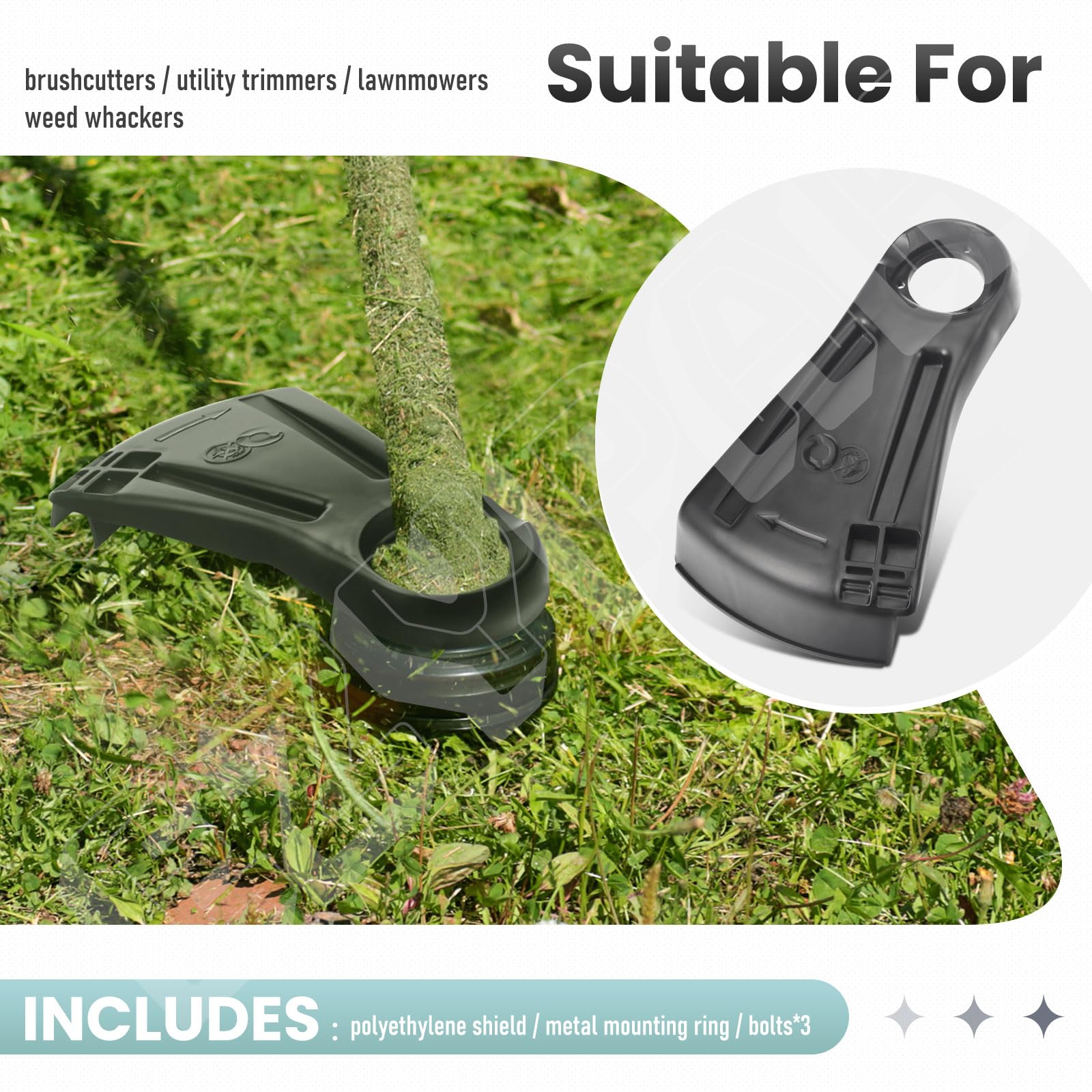 EZYPak shield kit compatibility guide highlights model coverage for Echo SRM series