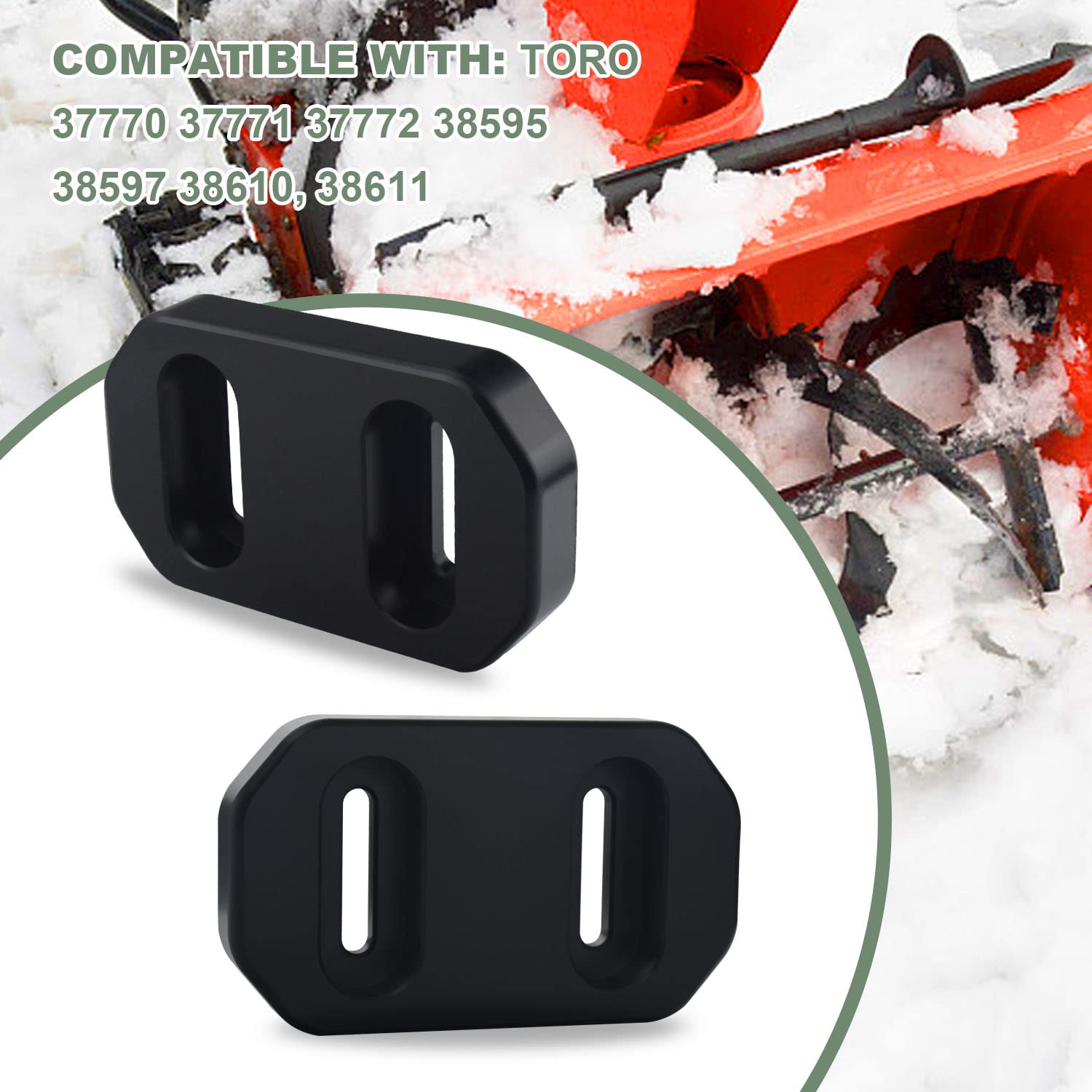 EZYPak side view skid shoe demonstrates smooth operation and pavement protection