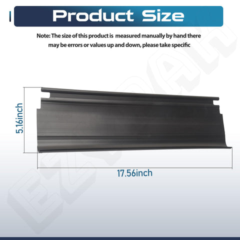 EZYPAK trailing shield compatibility list shows broad Toro model support.
