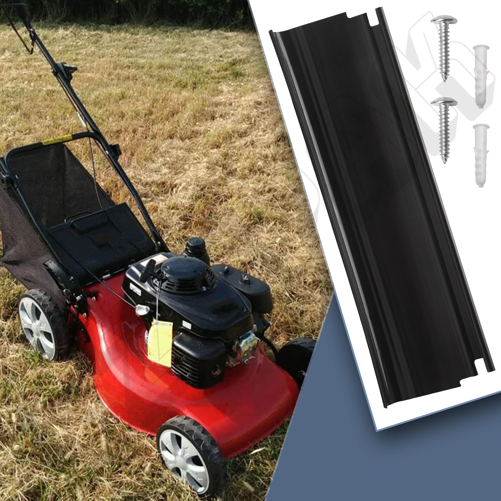EZYPAK trailing shield is easy to install on compatible Toro mowers.