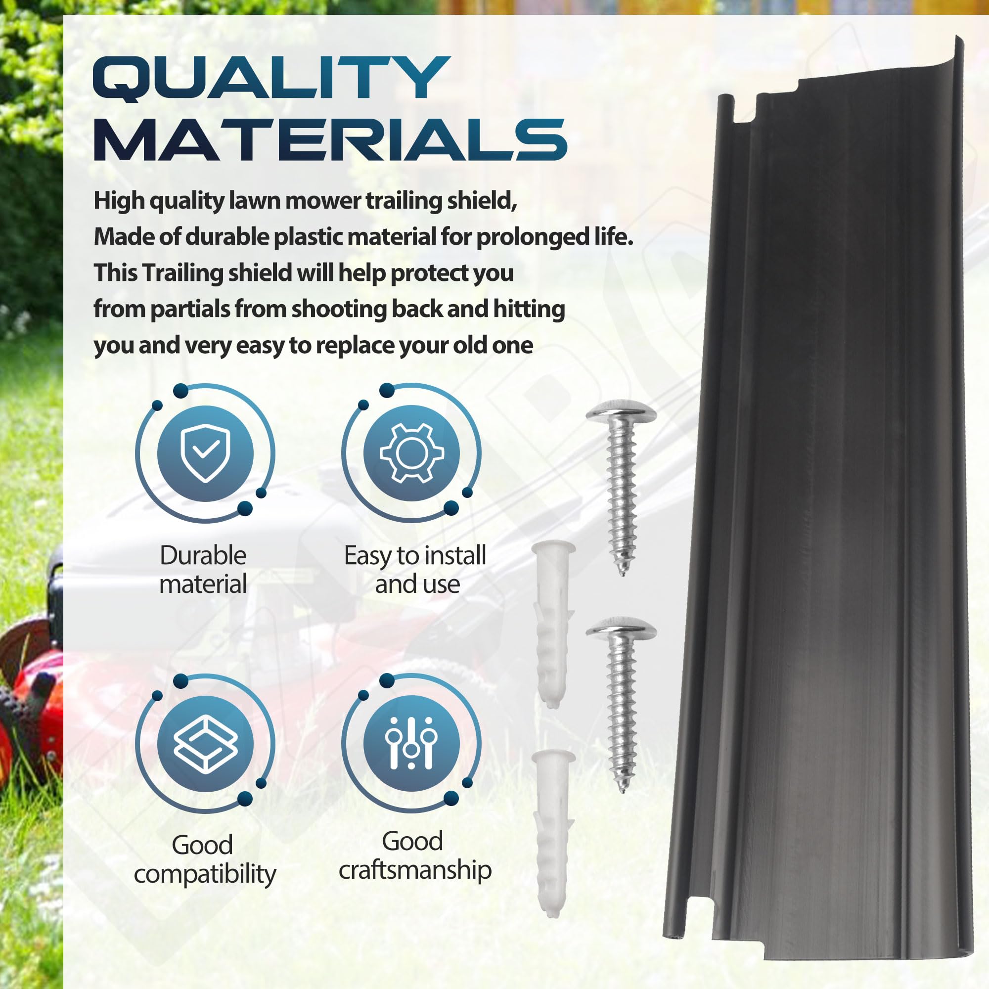 EZYPAK packaging keeps the shield secure for quick replacement.