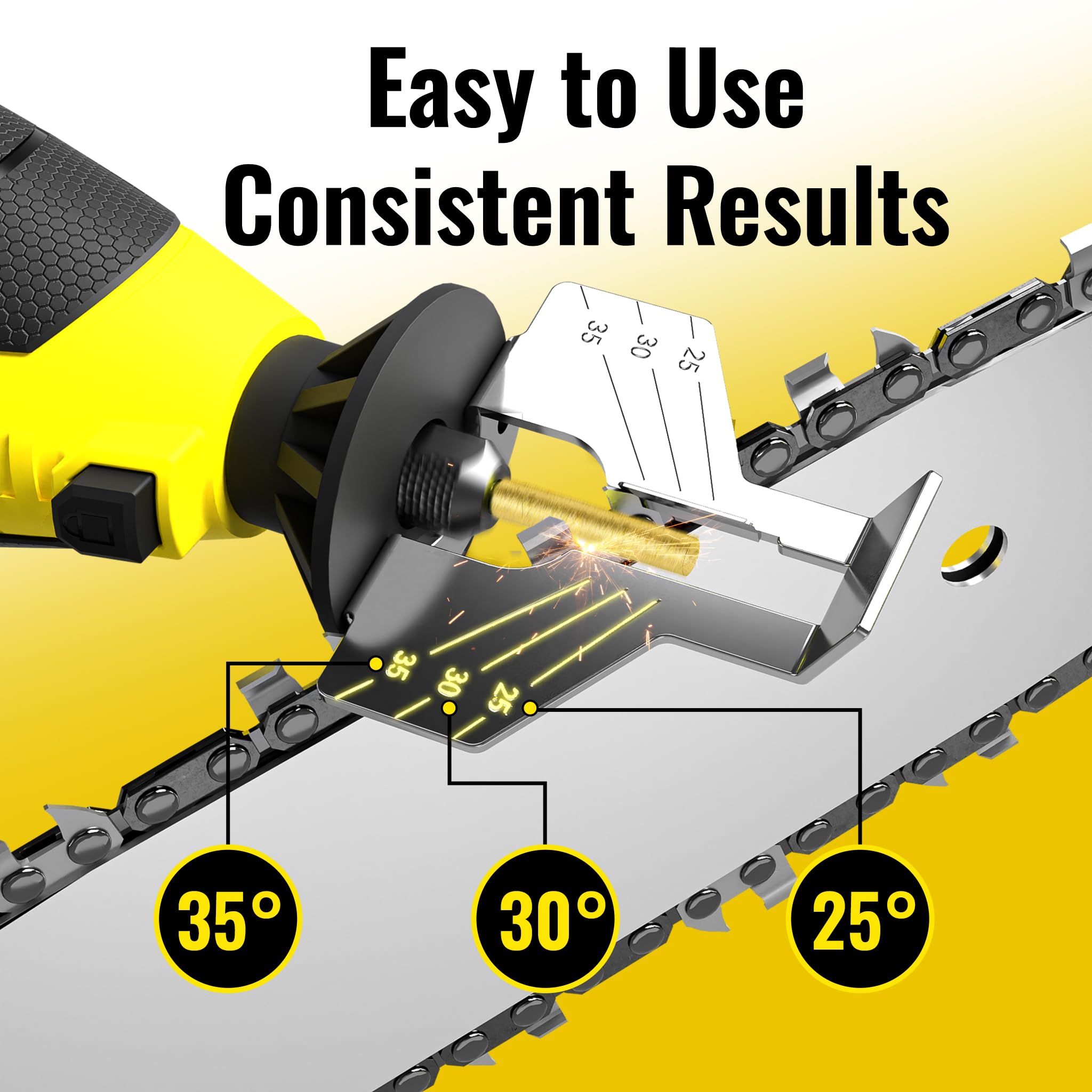 EzzDoo angle attachment with dual-direction markings for accuracy