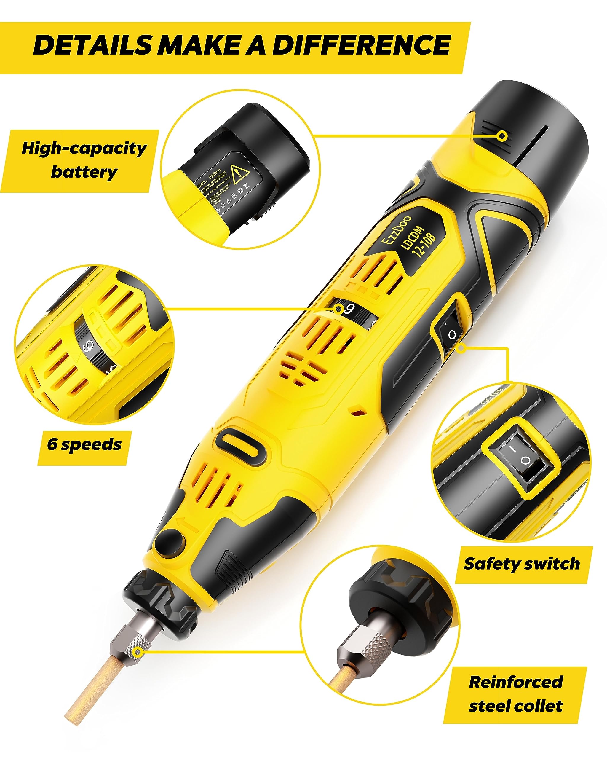 EzzDoo angle guide ensures precise sharpening for beginners