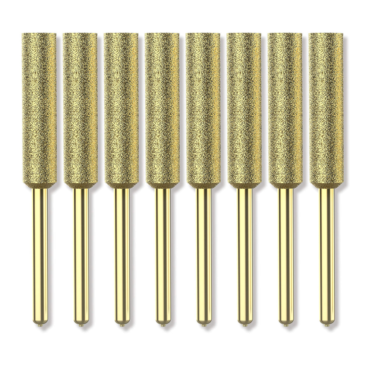 EzzDoo bits close-up shows titanium coated diamond wheel for fast sharpening