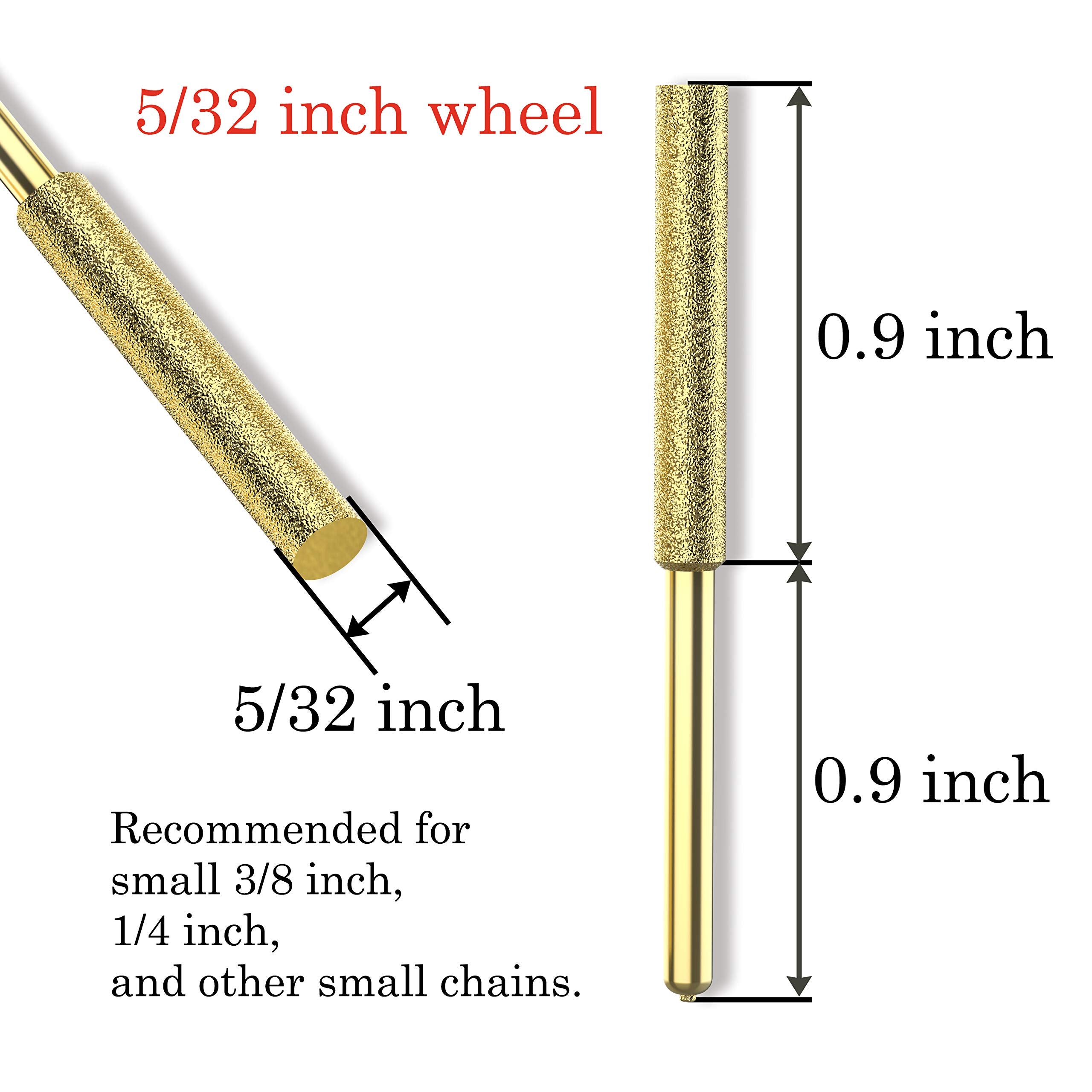 Closeup of EzzDoo Bits titanium coating on diamond wheel for durability