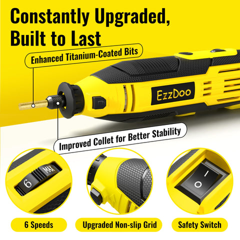 EzzDoo upgraded collet system improving bit security