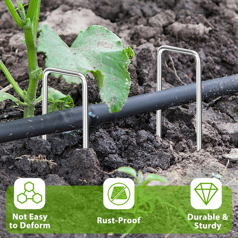 FAAYUCK beveled edges enable easy ground penetration through turf and fabric.