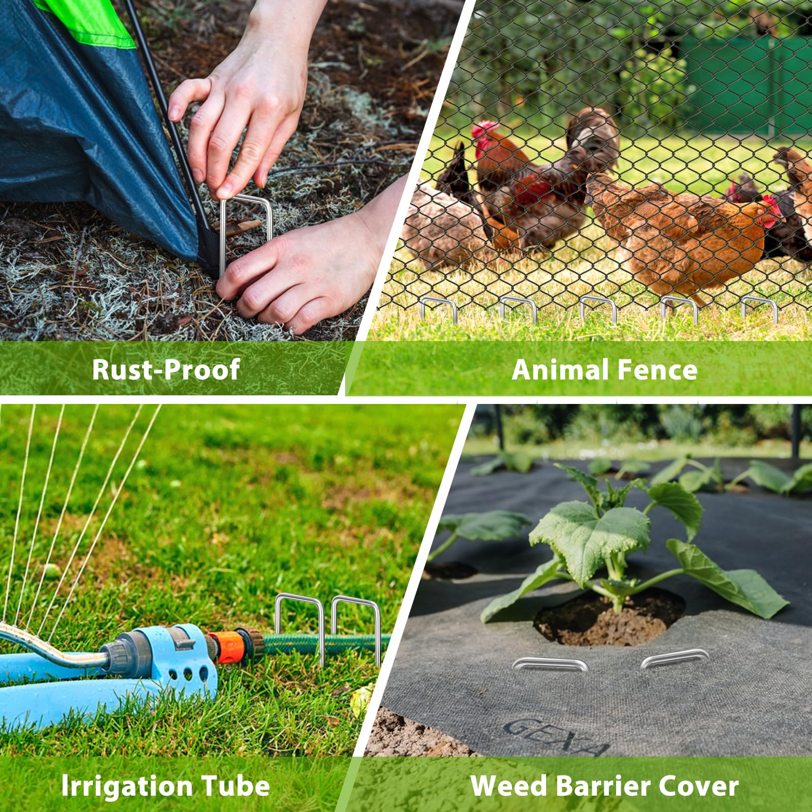 FAAYUCK outdoor-decor-stakes-christmas-halloween enable year-round yard displays.