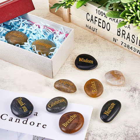 Fabbay garden and office decor stones brighten spaces with color