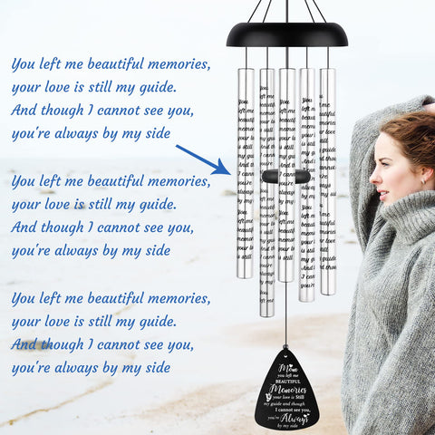 Fabuday medium-size garden wind chimes adorn porches with soothing tones