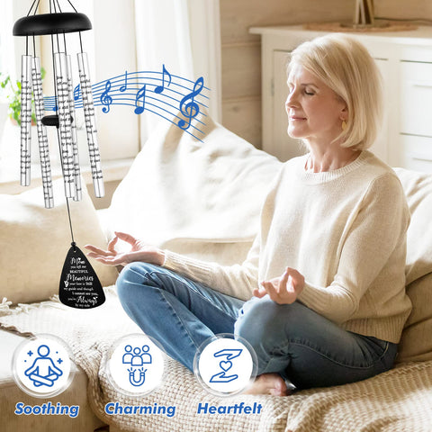 Fabuday memorial wind chimes gift-ready create a thoughtful outdoor tribute