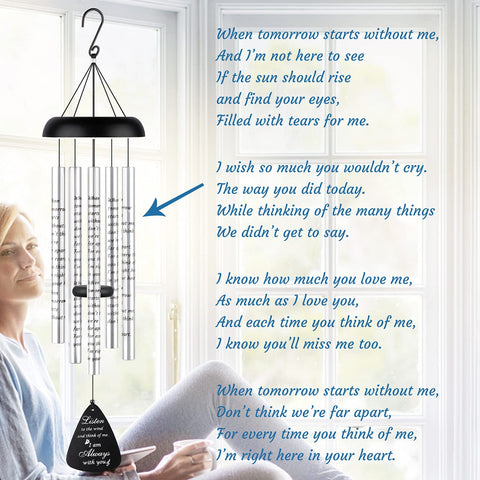 Fabuday wind chimes produce soothing melody in breeze.
