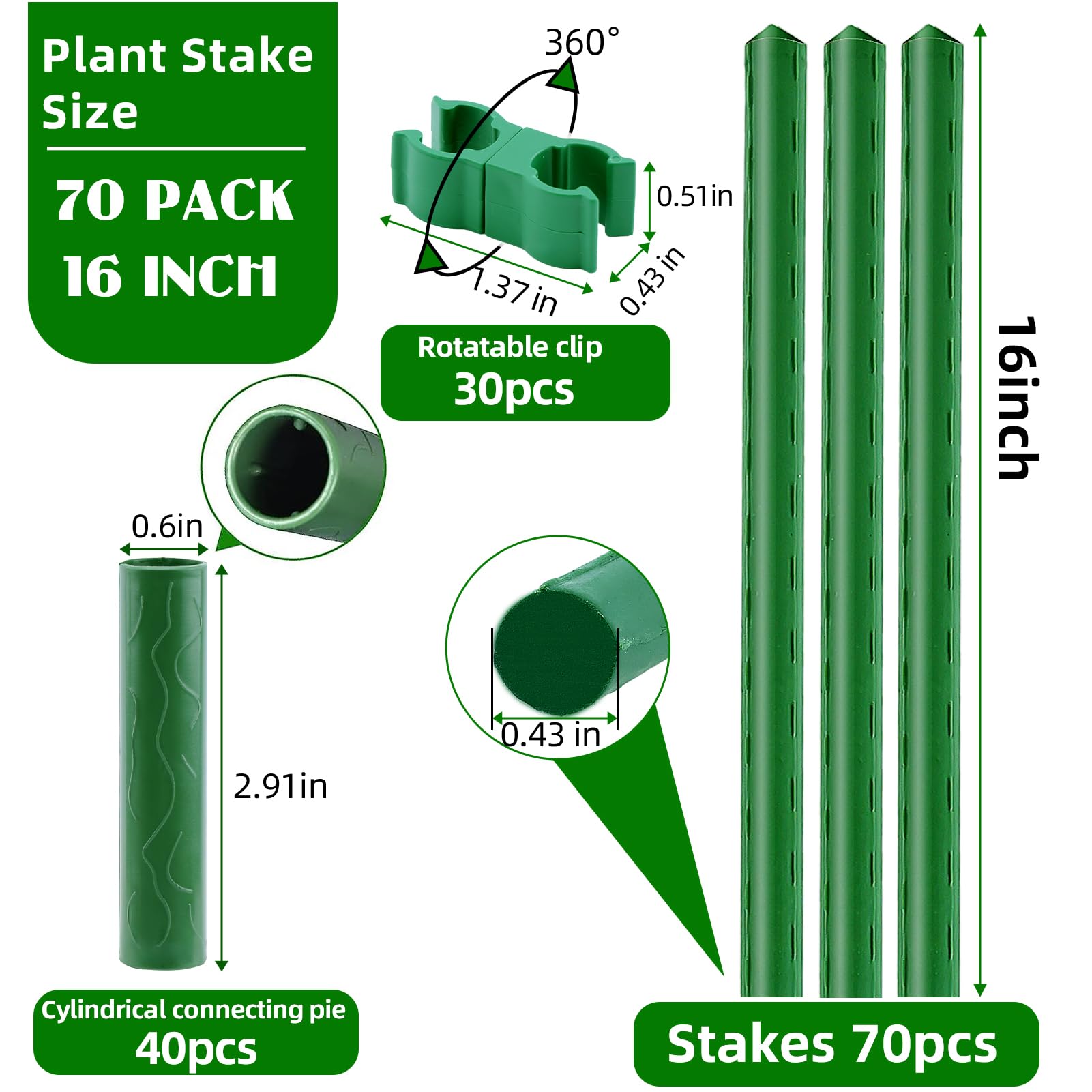 Fabulas connecting pipes 40 units enable length customization.