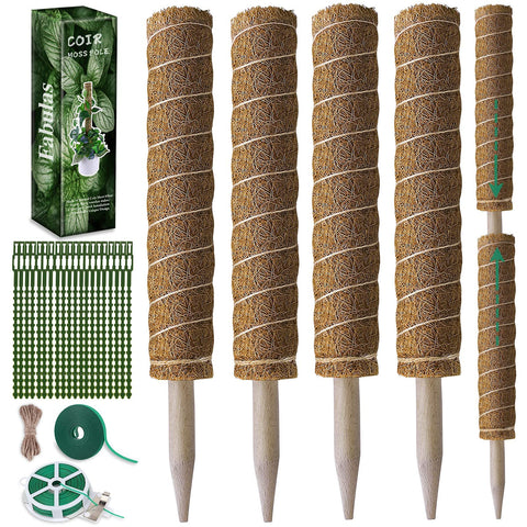 Fabulas moss pole extended to 47.5 inches supports vertical growth