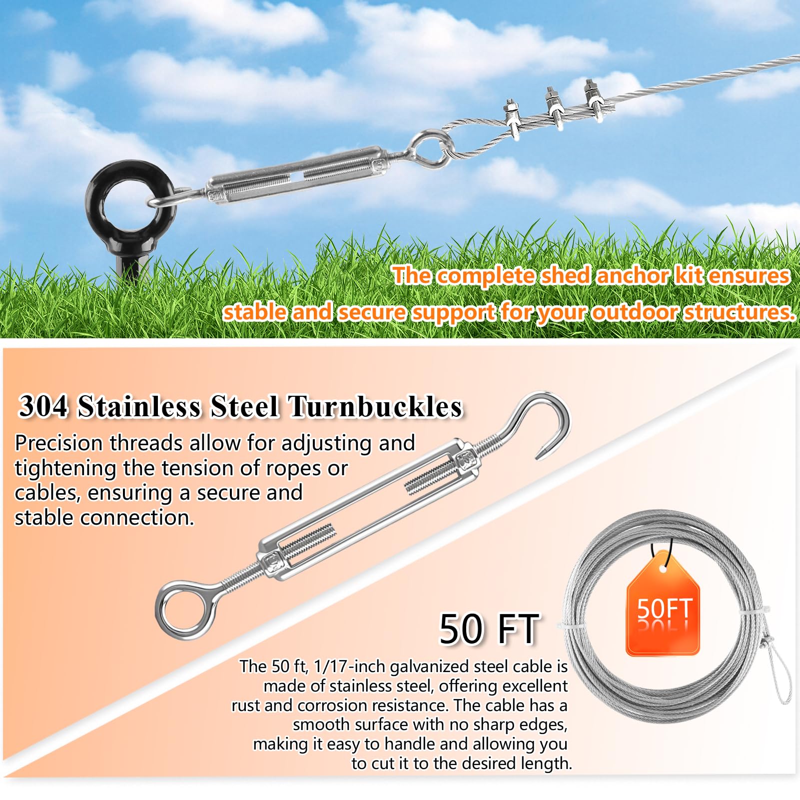 Fabulas turnbuckles close-up highlighting adjustable tension