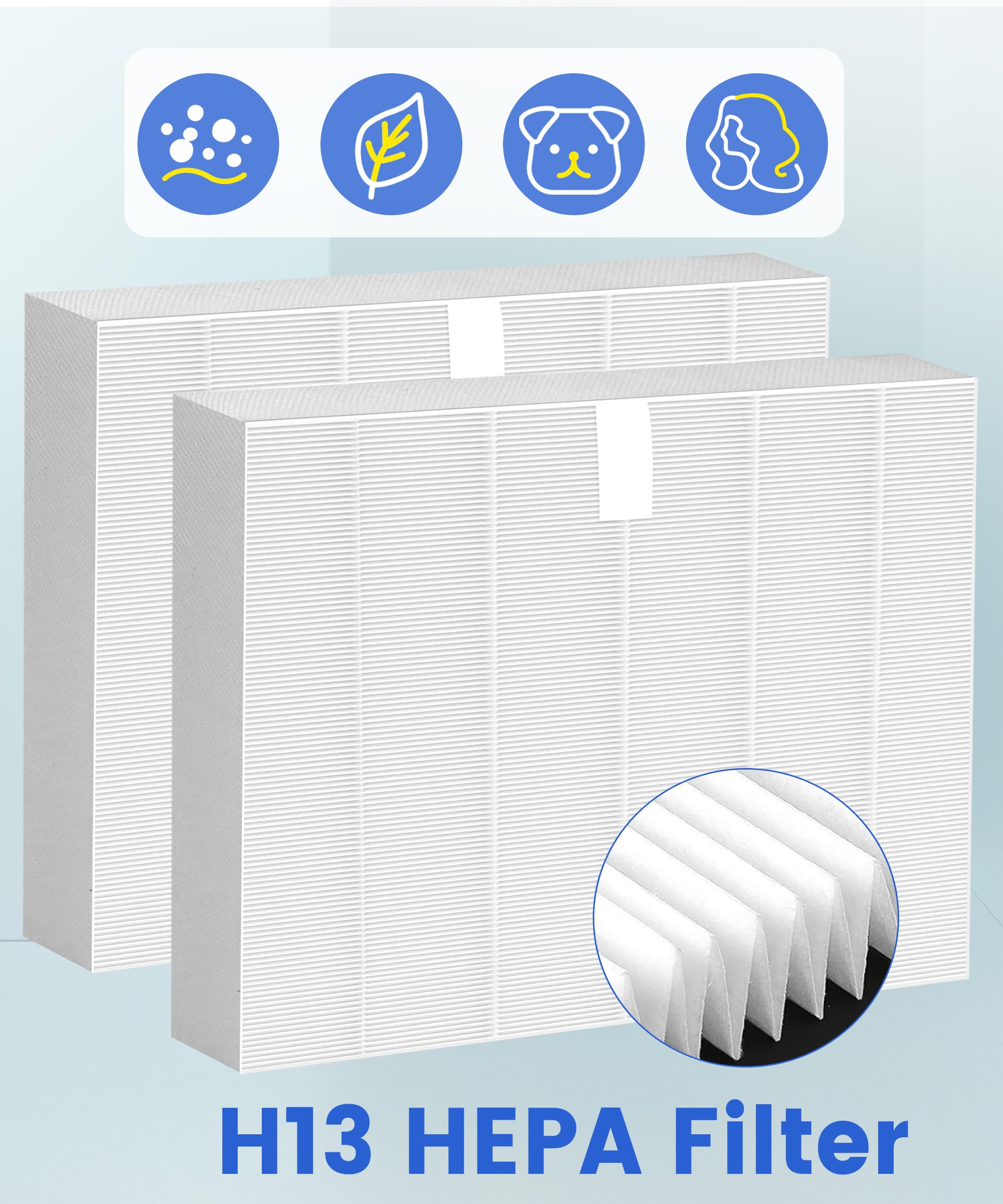 Facecool replacement filter with quick, tool-free installation for Bullfrog and Swim spas.