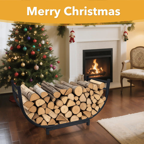Facka Metal Firewood Storage for indoor outdoor use