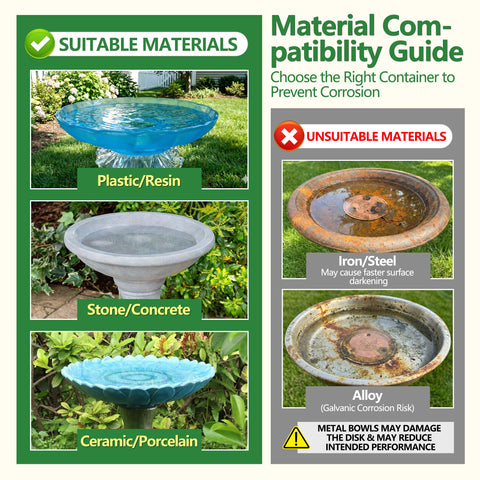 Factee disk features a 3-point raised design for stable bottom