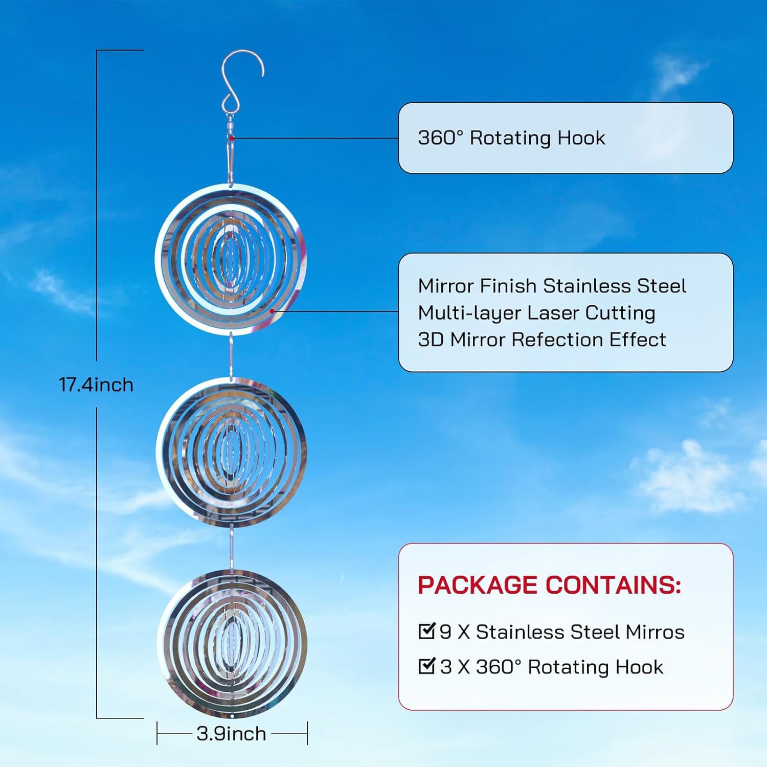 Factee outdoor bird deterrents blend with garden aesthetics while reducing visits.