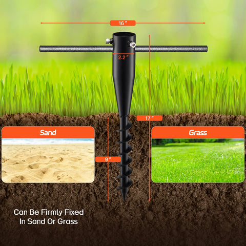 FactionGarden versatile anchor supports flagpoles, trees, and backdrops outdoors