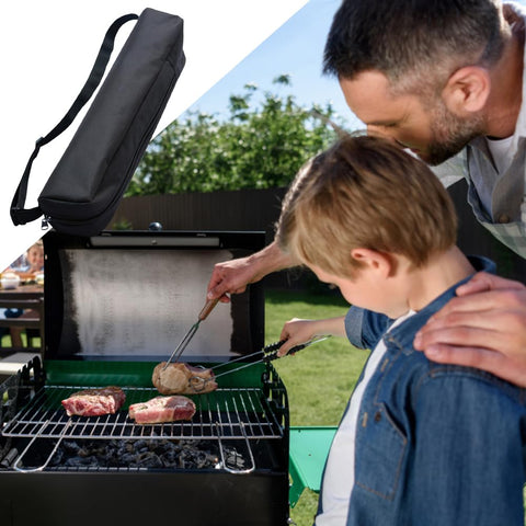 Perfect organizer for holding wrenches, pliers, and screwdrivers when camping.
