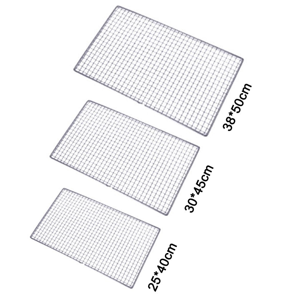 Faddare stainless steel grill mesh closeup showing rust-resistant surface