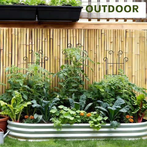 FAFTFTDY easy-to-assemble trellis kit supports multiple climbing plants.