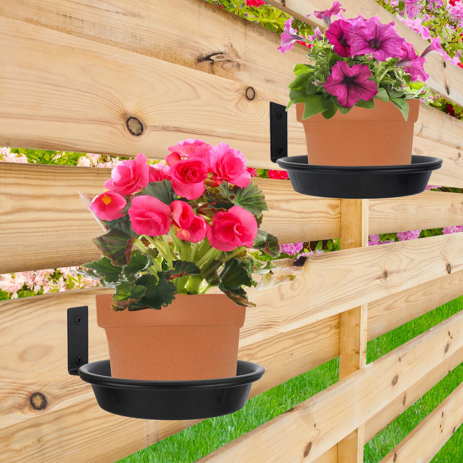 FAHAWEL outdoor wall mount used as a small bird feeder on a fence