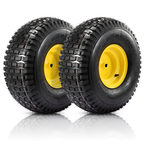FAHKNS 20x8-8 rear tire assembly for riding mowers, durable for steady mowing performance.